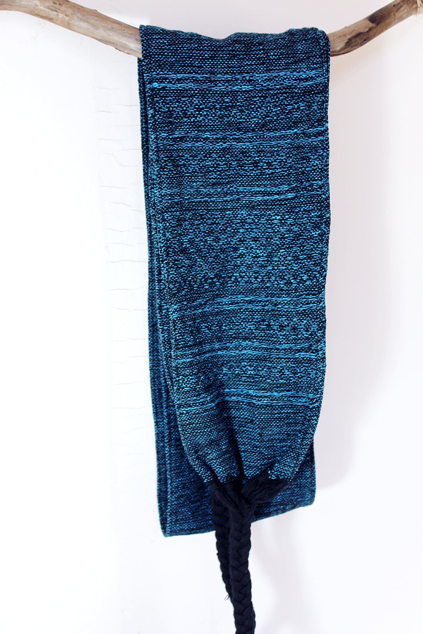 Mexikanische Light Faja "Cenote" stützender Bauchgürtel, Wärmegürtel handgewebt