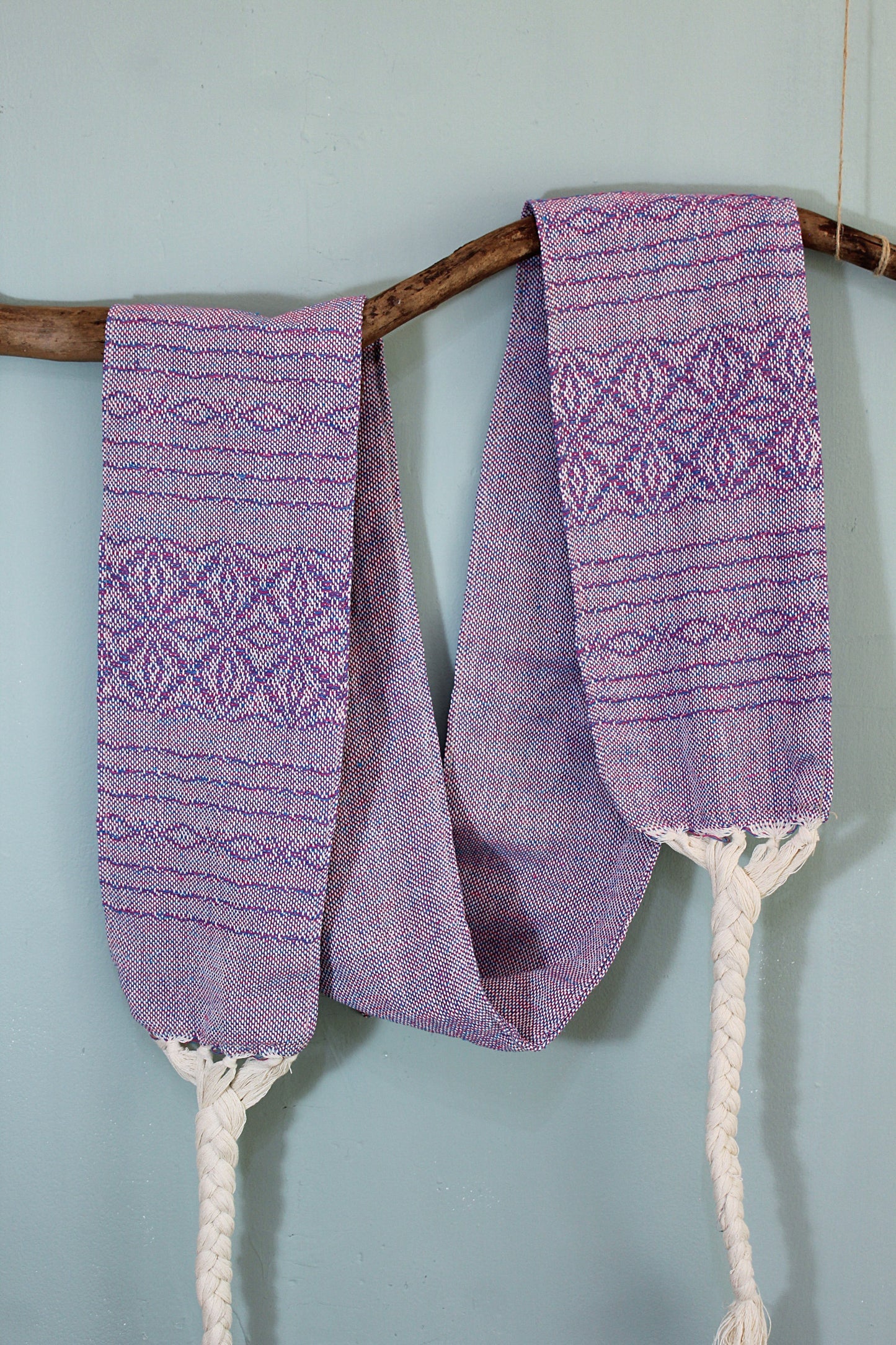 Mexikanische Light Faja "Intuition" stützender Bauchgürtel, Wärmegürtel handgewebt