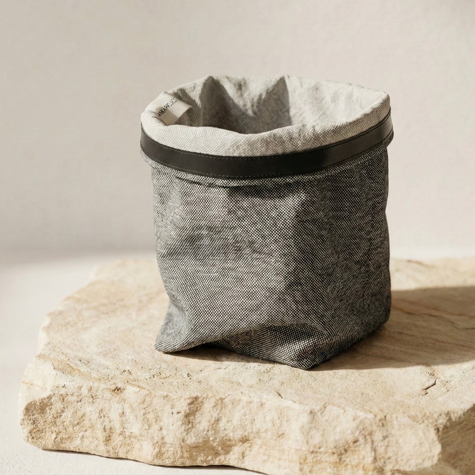 Cesta de tela reciclada