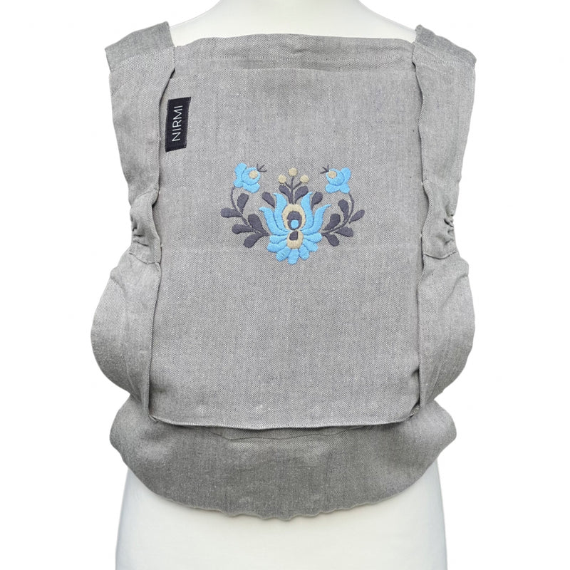 Baby carrier NIRMI Pure with Impact Patch "Matyó Flowers" (Hungary)